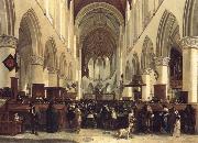 BLEKER, Gerrit Claesz THe Interior of the Grote Kerk,Haarlem oil painting